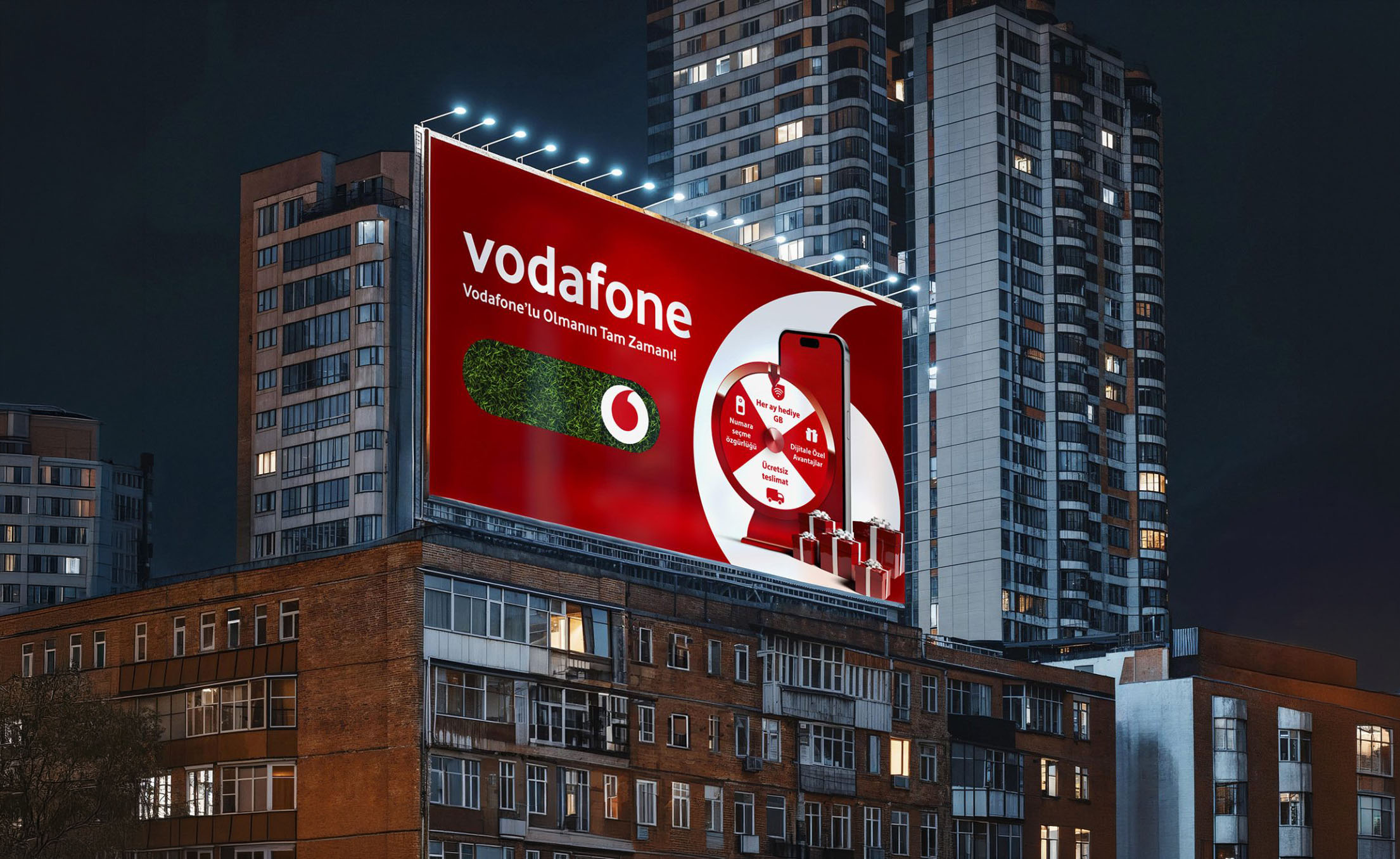Vodafone Billboard Çalışması